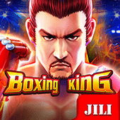Hình ảnh võ sĩ boxing với găng tay đỏ