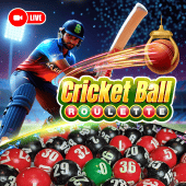 Bánh xe roulette với bóng cricket