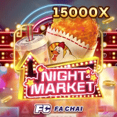 Khu chợ đêm nhộn nhịp với đèn lồng